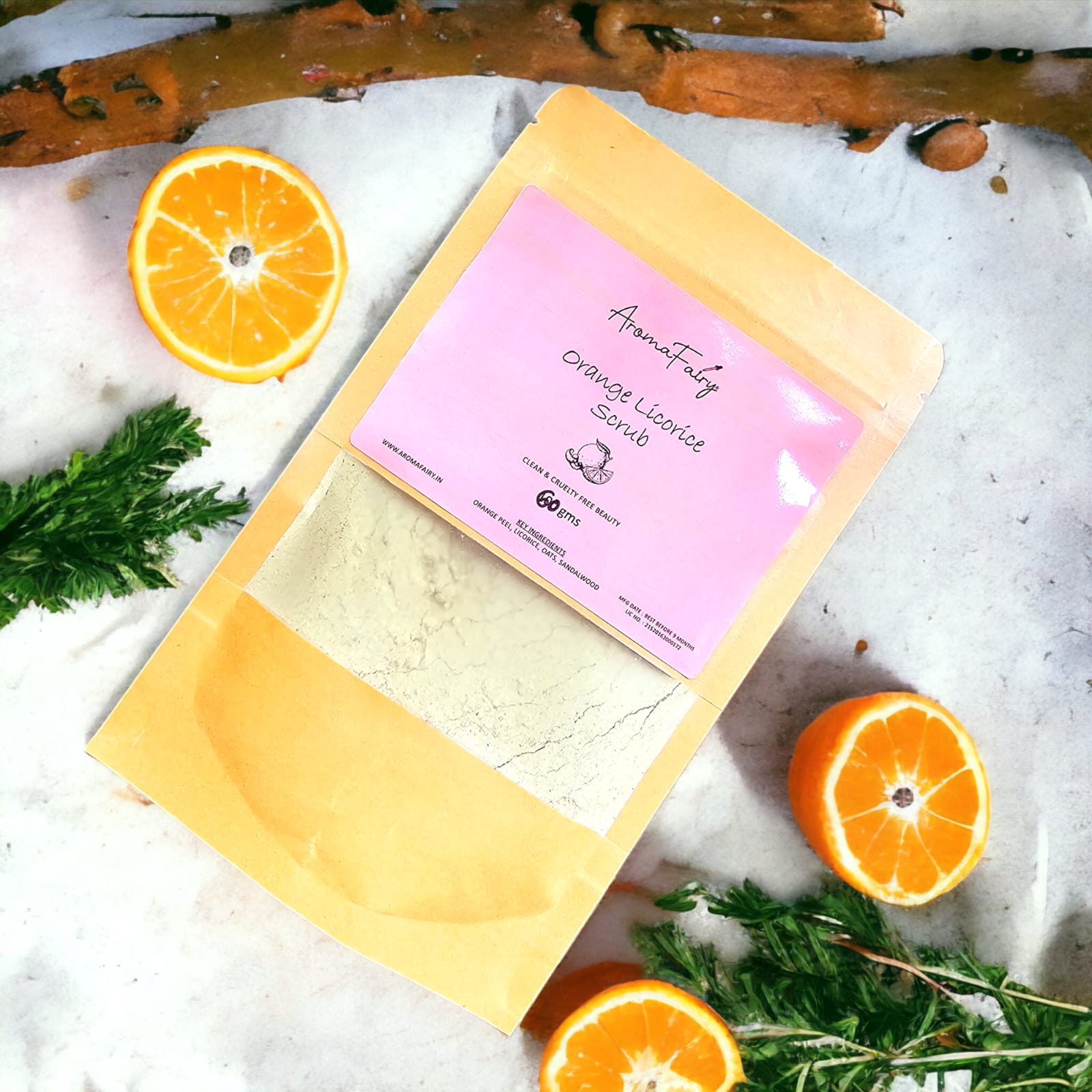 Orange Licorice Scrub